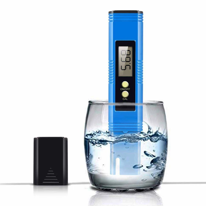 Digital PH Meter, PH Meter 0.01 PH High Accuracy Water Quality Tester with 0-14 PH Measurement Range