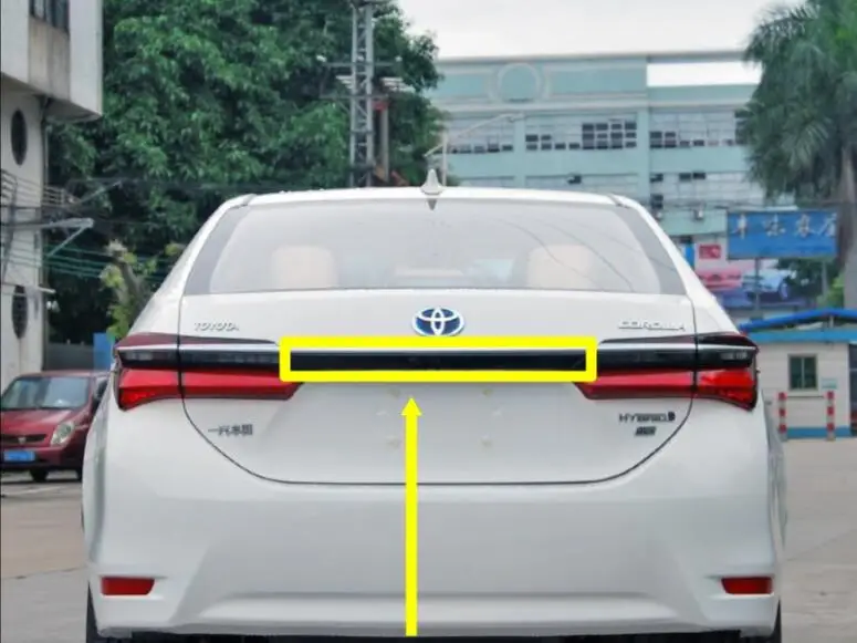 1 шт.~ 2019y Автомобильный задний светильник bupmer для Toyota Corolla, задний светильник altis, светодиодный тормозной фонарь, автомобильные аксессуары, задний светильник taillamp Corolla