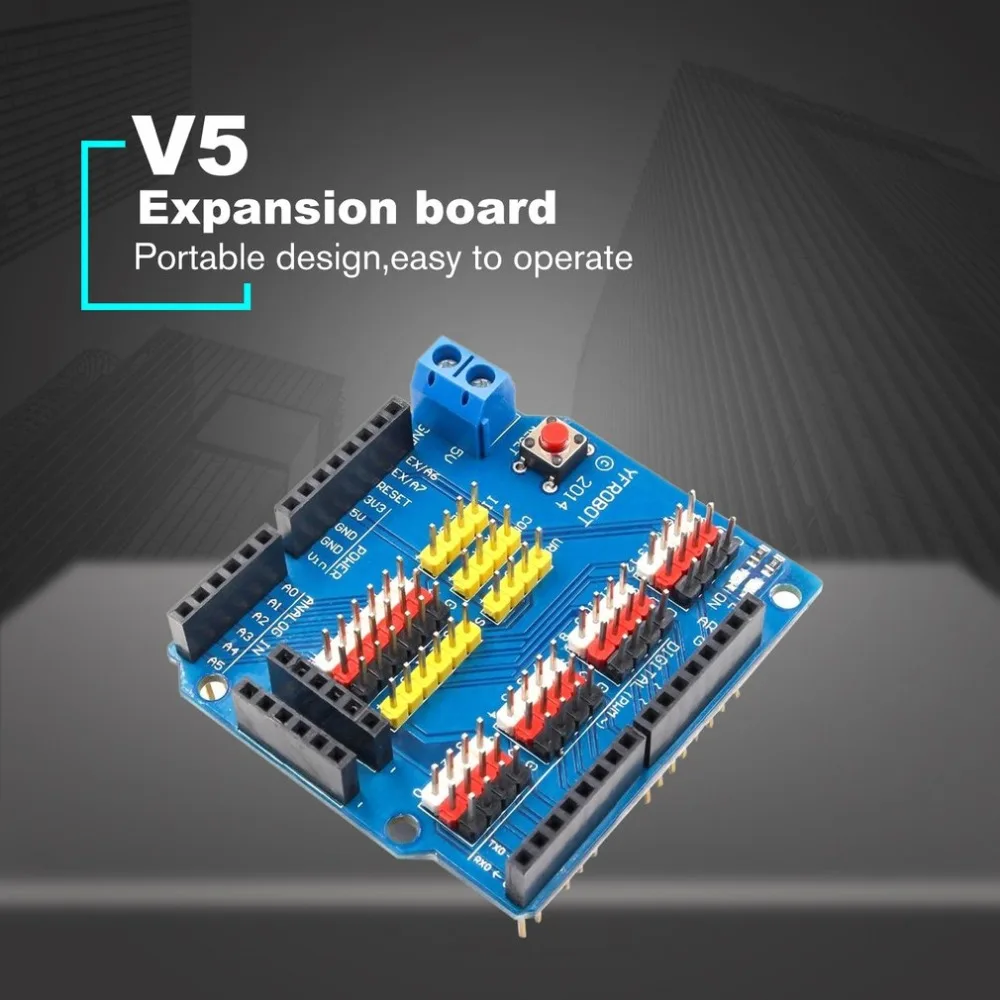 Сенсор Щит Плата расширения щит для Arduino UNO R3 V5.0 электронный модуль Сенсор щит V5 Плата расширения