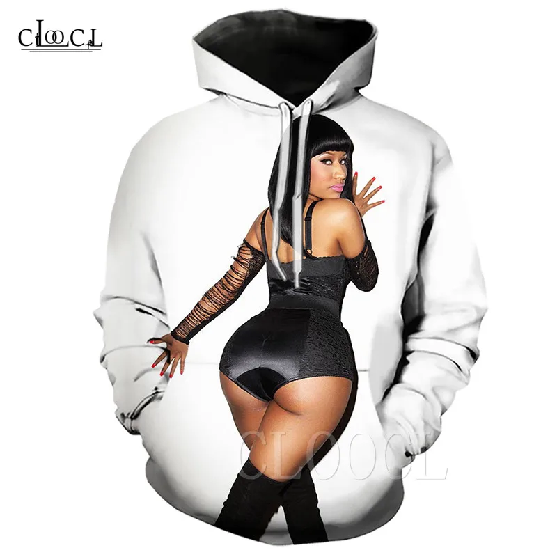 Nicki Minaj, мягкая, теплая, певица, 3D, с капюшоном, с принтом, для женщин/мужчин, повседневная, крутая, с длинным рукавом, с принтом, толстовки, с капюшоном, модная одежда унисекс - Цвет: Hoodies 1