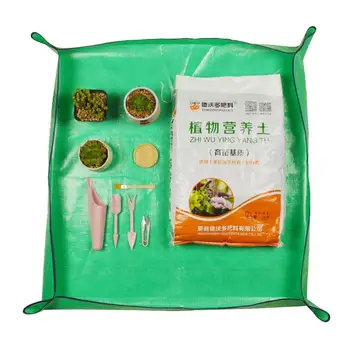 

100cm Plant Repotting Square Mat Thicken PE Indoor Plant Repotting Mat For Succulent Flowers Plants Transplantation Tool