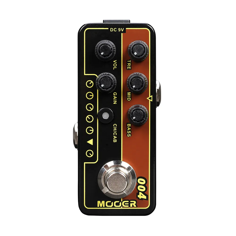 MOOER микро предусилитель серии 004 день Триппер 60 Великобритании Twang цифровой предусилитель гитары педаль эффектов истинный обход