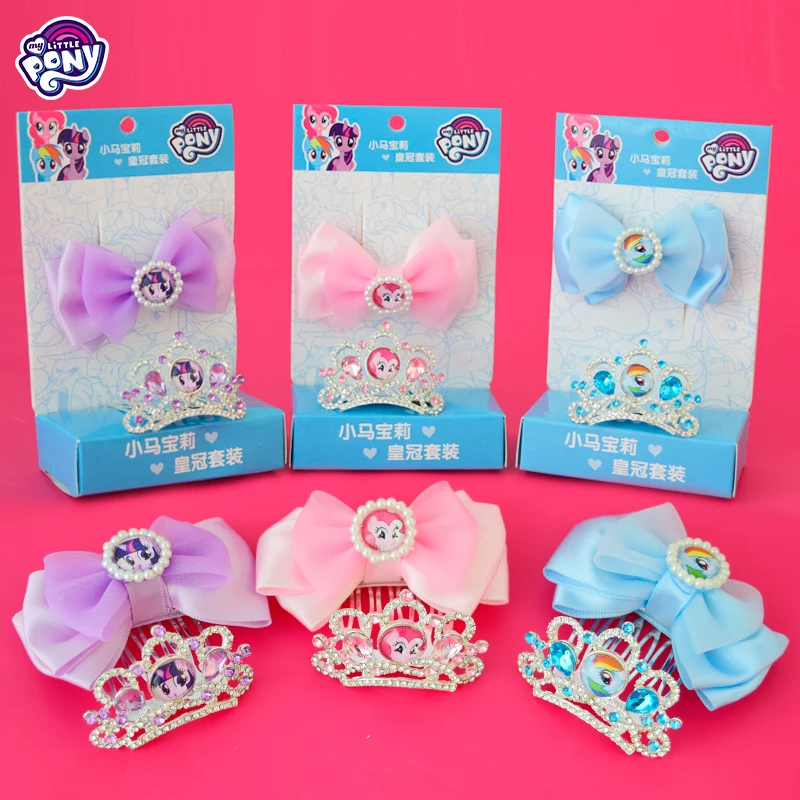 

Genuine Hasbro Diamond Magic Crown Girls Dolls Accessories Makeup Toys Pretend Play Accessories Hair Clips Kids Christmas Gifts