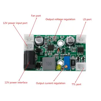 

12V TTL Step-down Laser Diode Electronic LD Power Supply Driver Board Stage