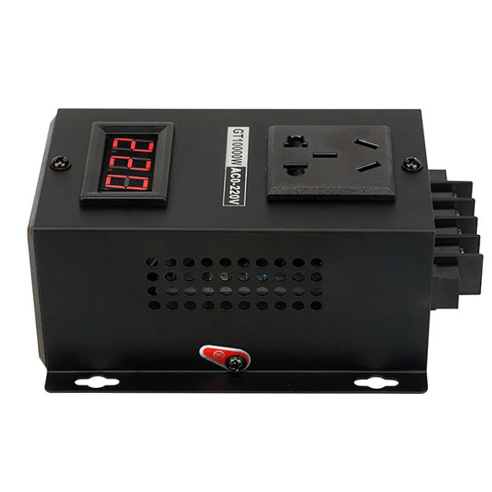 AC 220V 45A 10000W контроллер высокой мощности, электрический регулятор напряжения, электрические вентиляторы, регулятор скорости