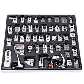 

48 Pcs/Set Multifunction Domestic Sewing Machine Accessories Braiding Blind Stitch Darning Presser Foot Feet Kit Set