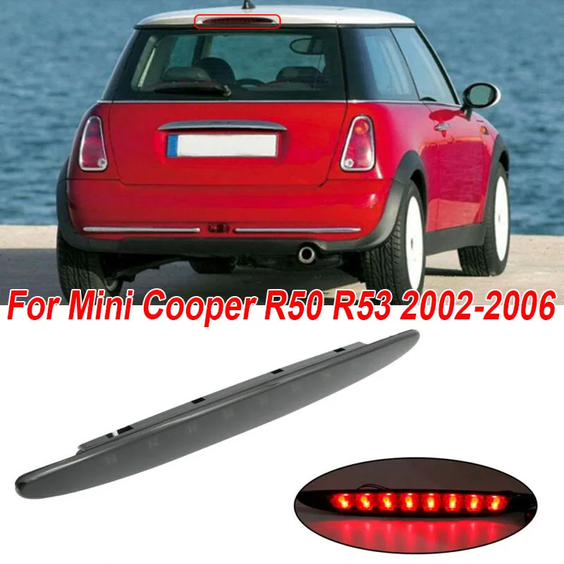 Черный ABS чехол PC объектив Автомобильный свет для Mini Cooper R53 S хэтчбек 2002 2003 2004 2005 2006 Копченый светодиодный объектив автомобильная лампа