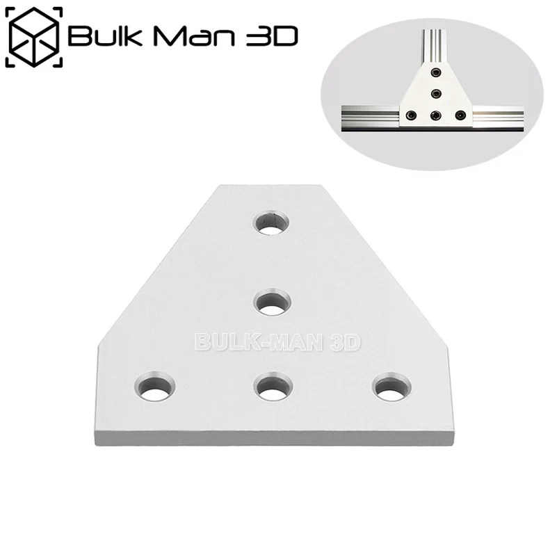 Соединительная пластина Т-образной формы с 5 отверстиями для V-slot Rail C-Beam CNC Router 3D