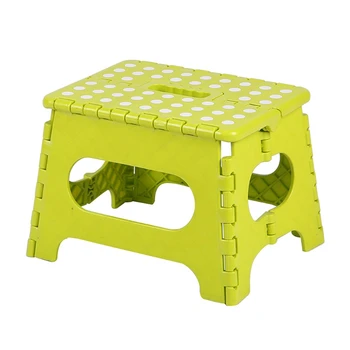 

Folding Footstool Portable Dot Non-slip Children Foot Stool Bathroom Step Stools X6HD