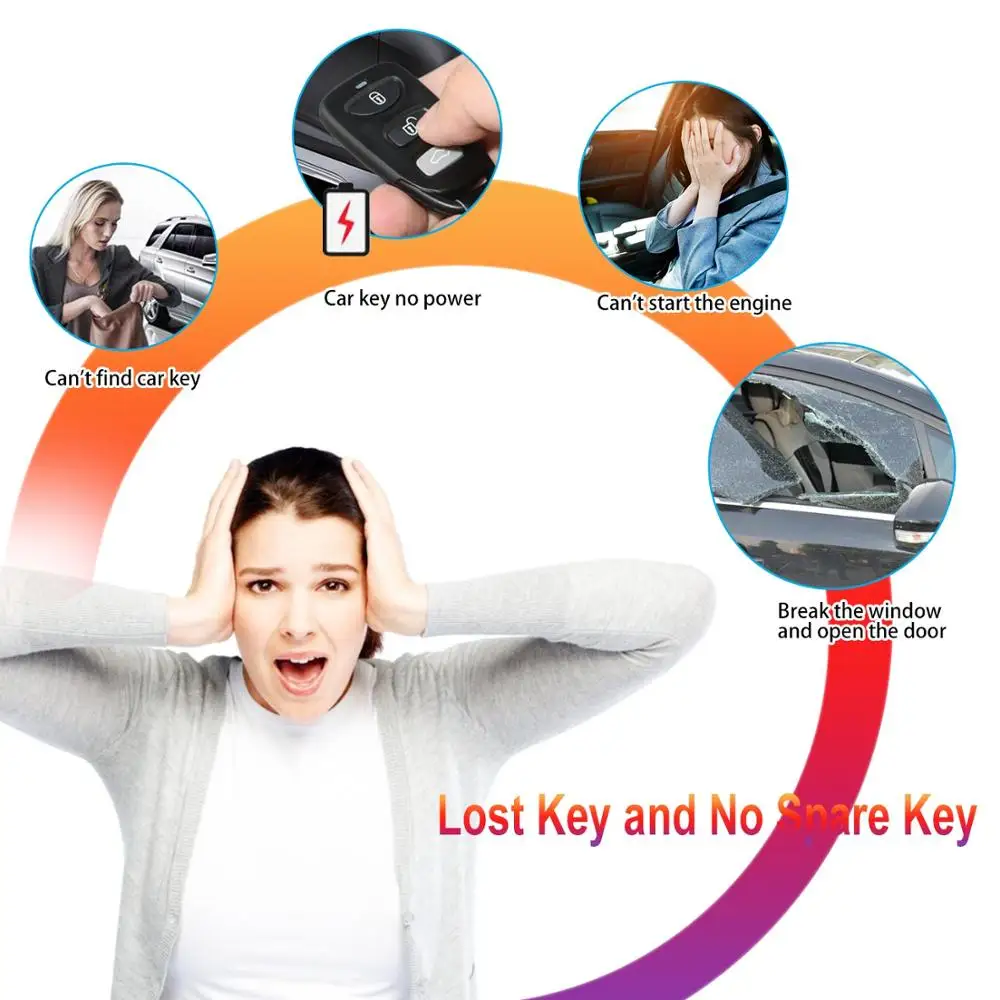 Универсальный дистанционный ключ Xhorse XKHY01EN брелок с 4 кнопками для Hyundai Type VVDI Key Tool