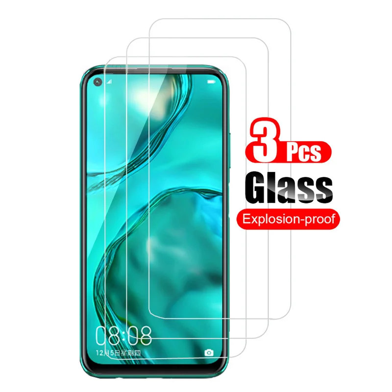 3 шт. закаленное стекло для Huawei P40 lite P40Lite E Защита экрана Lite телефона 9H|Защитные