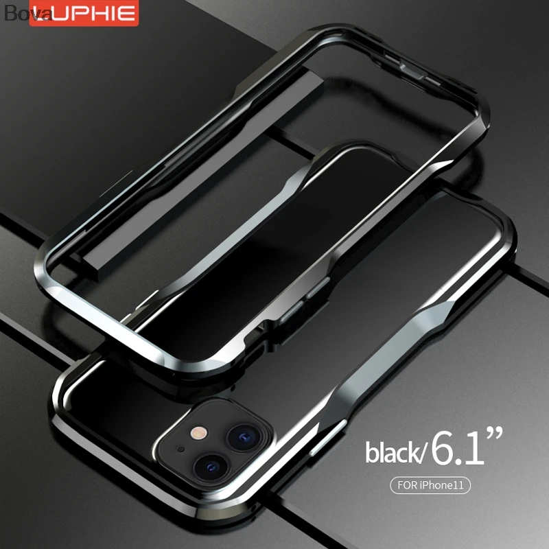 Чехол для iPhone 11 Pro Max, роскошное лезвие, стильный трендовый модный алюминиевый бампер для iPhone11 Pro Max+ 2 пленки(1 передняя+ 1 задняя