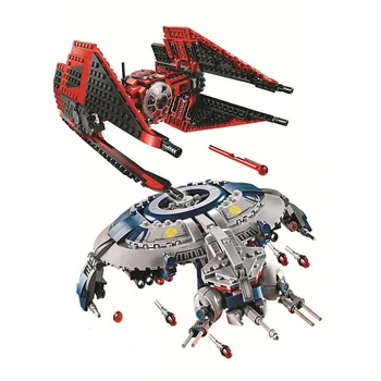 

2 pcs/lot Star Wars Gunship + TIE Fighter Building Blocks Kit Bricks Set Classic Movie Model Kids Toys For Children Gift
