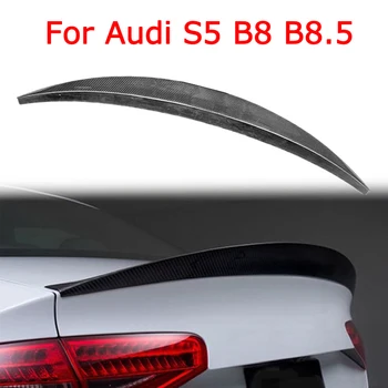 

HK Style Carbon Fiber Car Rear Spoiler Wing for Audi S5 B8 B8.5 2008-2015 High Qulity Auto Decorated Spoiler Wings Exterior Trim