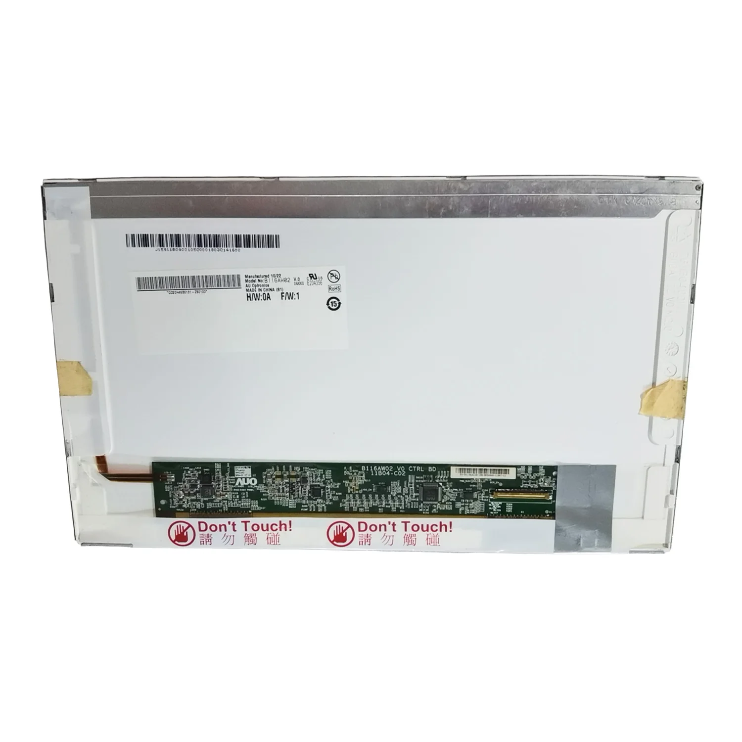 

11.6 Inch Notebook LCD Screen B116AW02 V0 Fit LP116WSA-TLA1 N116L6-L02 LVDS 40 Pins 1024*600 Display Matrix Panel