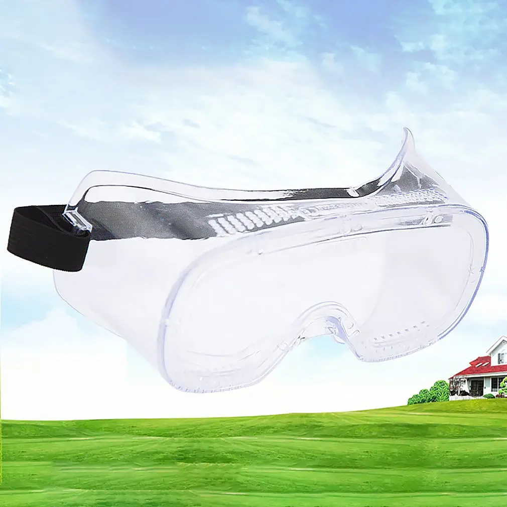 Прозрачные защитные очки химическая защита глаз лаборатория песконепроницаемые пылезащитные промышленные очки