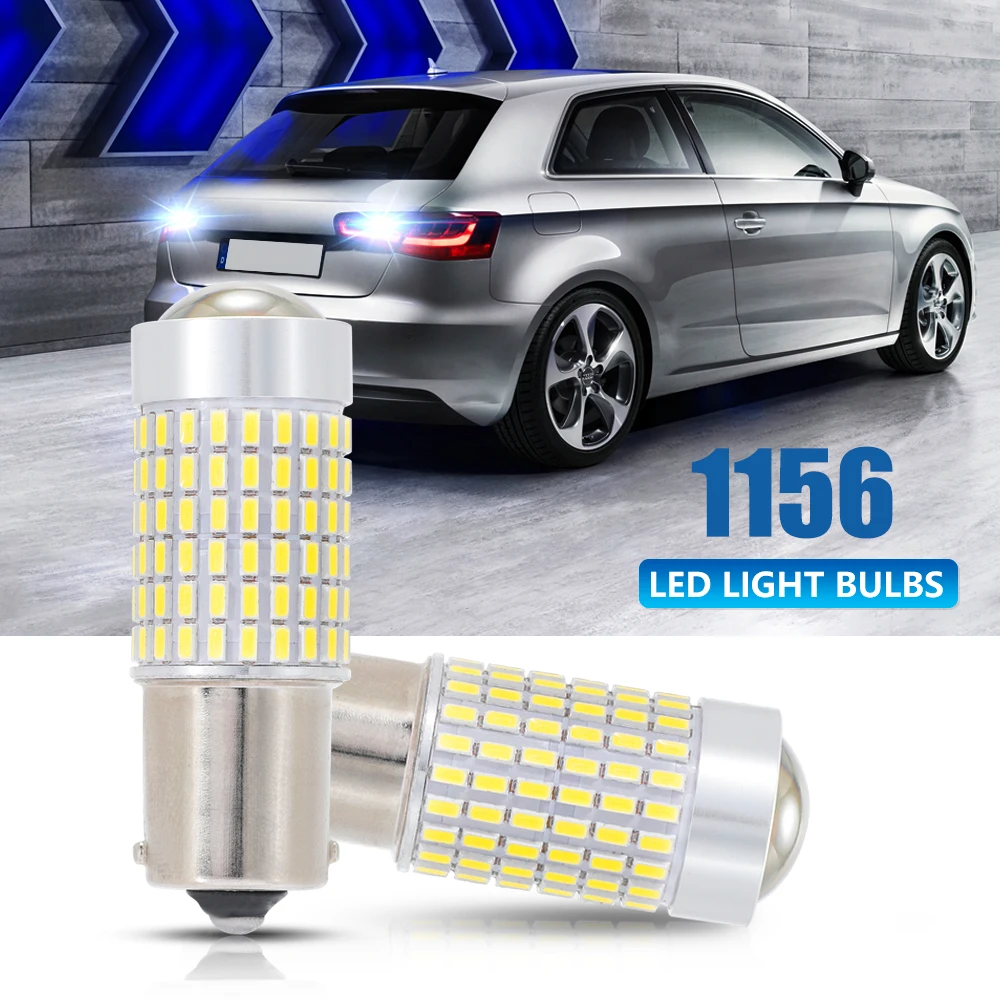 NOVSIGHT 6500K габаритными задними фонарями 1200LM Canbus Error Free 12V 10W с проектором светодиодный свет 144 SMD высокой Яркость 3014 чипов на лампу