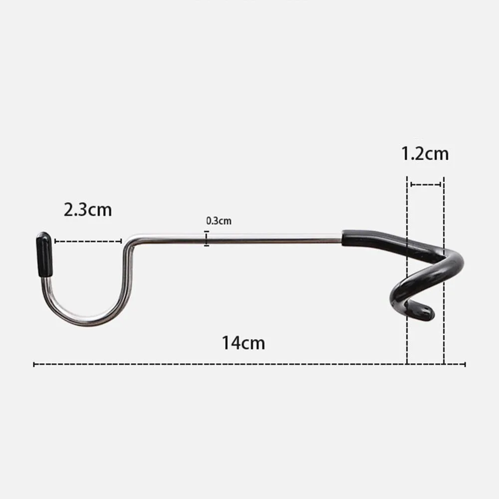 Tent Pole Lamp Holder Hook Camping Hunting Lantern Hanger Outdoor Stainless Steel Camping Portable Outdoor Elements