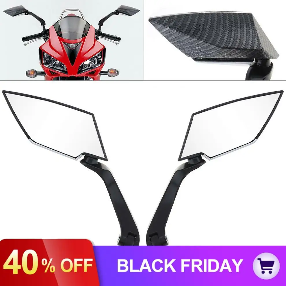 2pcs 10mm Modified Plated Universal Motorcycle Rearview Mirror Round Iron Motorbike Rear view Mirror