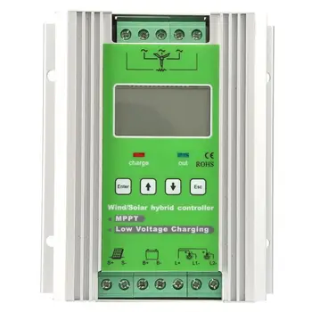 

LCD Wind Solar Hybrid Charge Controller MPPT Boost Charge 12/24V Auto
