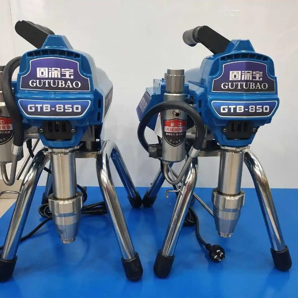 US $897.99 Professional electric airless sprayer machine Airless Spray Gun 3500W 40L Airless Paint Sprayer GTB850 painting machine tool