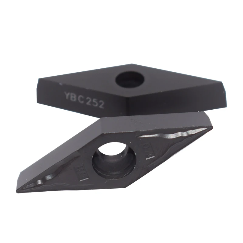 

10pcs ZCC Turning Tool VBMT160404-HM YBC252 VBMT 160404 HM Cutting tools carbide cutter for steel VBMT160404-HM