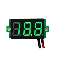 DIDIHOU 1 шт. Цифровой вольтметр светодиодный дисплей мини 2/3 провода измеритель напряжения Амперметр высокая точность красный/зеленый/синий DC 0 V-30 V 0,36"