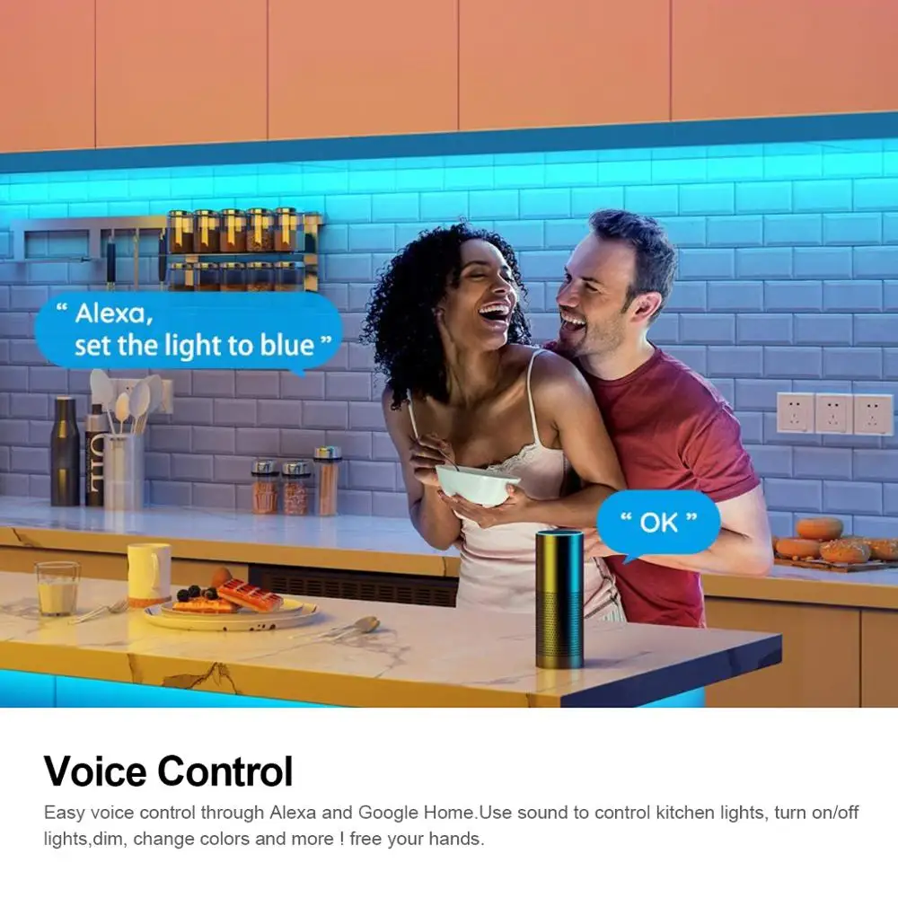 Смарт лампа Светодиодная Tuya Smart Life 5/10/15 м 5050 RGB Wi Fi|Управление умным домом| |