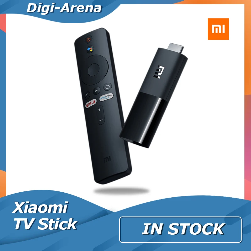 Глобальная версия Xiaomi Mi TV Stick Android 9 0 2K HDR четырехъядерный HDMI RAM 1 Гб ROM 8 ГБ Bluetooth Wifi