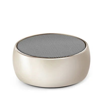 Gold Металлический Мини Портативный мини супер бас Hi-Fi стерео беспроводной Bluetooth Динамик бумбокс - Цвет: Gold
