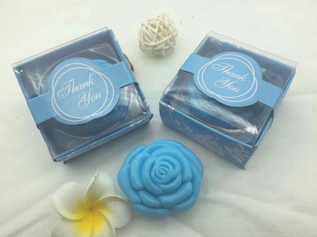 Mini Rose Handmade Soap, Wedding Gifts for Guests, Bridesmaid Gifts, Baby Shower Souvenir, Party Gifts, 20Pcs