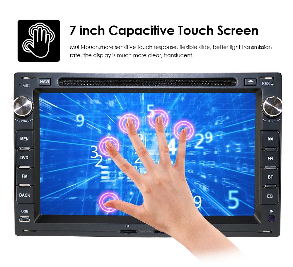 Flash Deal Car DVD Radio For Old V W Transporter T4/T5 Bora Passat Mk5 Golf Mk4 PoloJetta GPS Radio Stereo Car Multimedia RDS SWC DAB SD BT 9