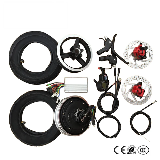 US $185.99 electric bike conversion kit 10 inch Electric Hub Motor wheel 36V 48V Scooter wheel motor accessori