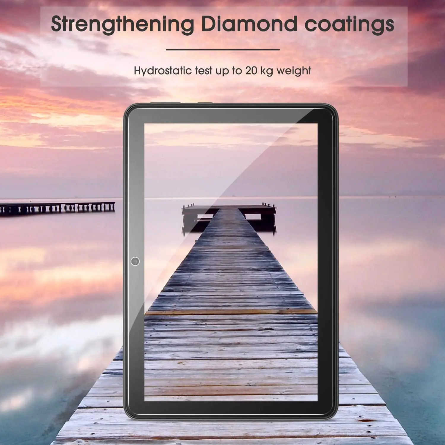 

For Amazon Fire HD 8 /HD 8 Plus 10th Gen 2020 - Tablet Screen Protector Scratch Proof Tempered Glass Ultra Thin Protective Film