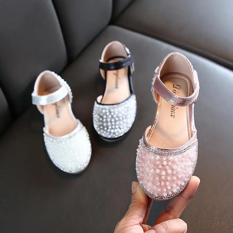 

Girls Sandals Summer 2020 Kids Shoes Beading Sandal Beachwear Fashion Baby Toddler Girl Casual Princess Children Sandal