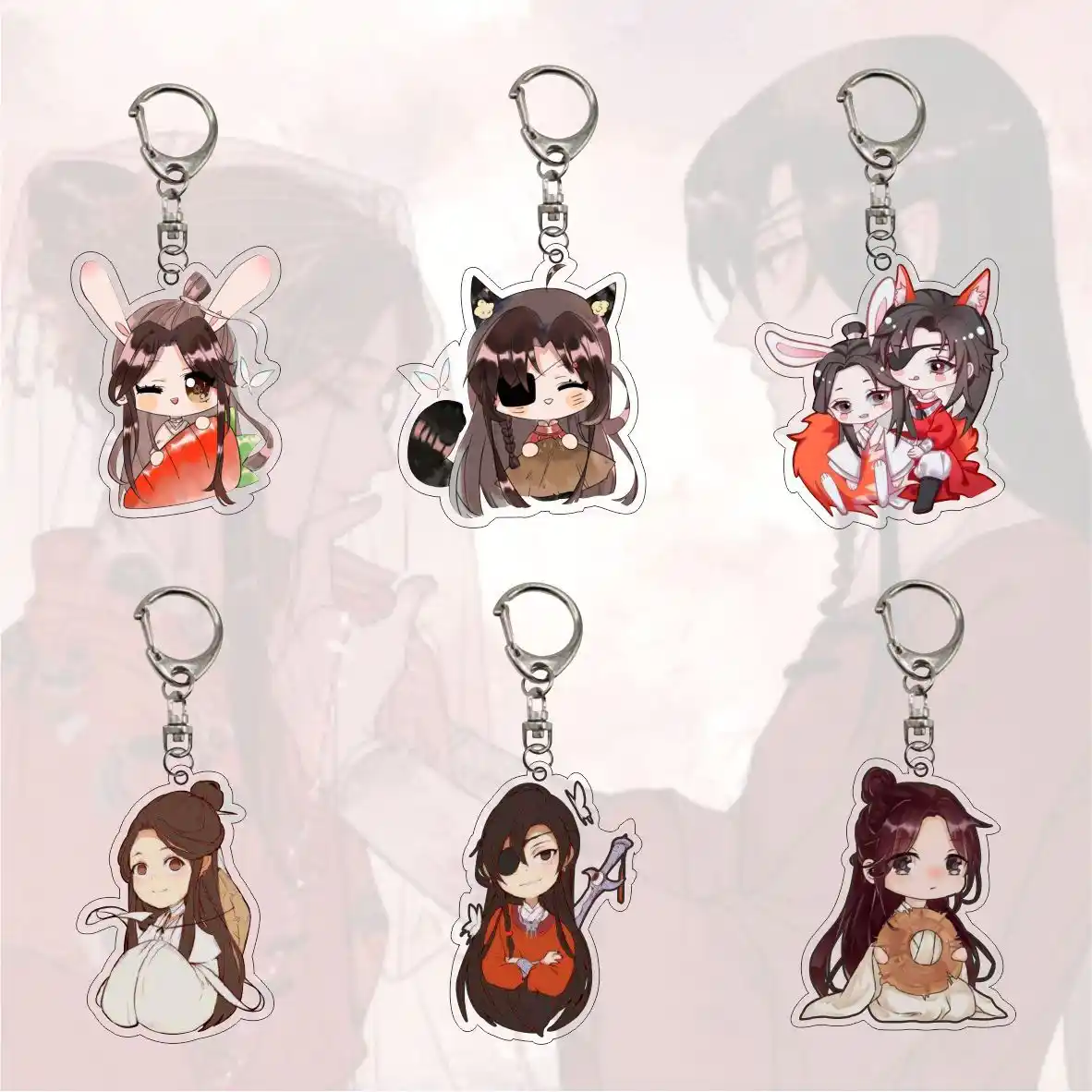 アニメアクリルキーホルダー天国tianguancifuキーホルダー謝リアン華キーケースペンダントアニメーション周辺機器 キーホルダー Aliexpress