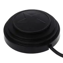 Круглый 360 Звезда тату-машинка Педальный переключатель, ножной педали контроллер Питание черный AXYF