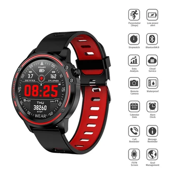 

2020 New L8 Smart Bracelet Color Screen Heart Rate and Blood Pressure Monitoring I8 Sports Watch Manufacturers Cross-Border