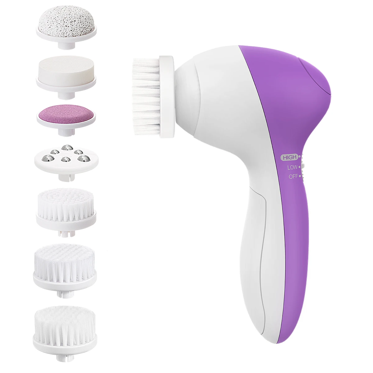 

Electric Facial Cleansing Brush Massager Rechargeable Pore Face Cleaning Device Skin Care Brush For Face