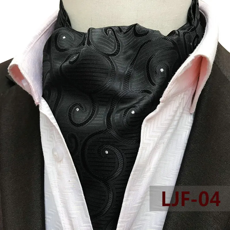 1 Piece Necktie Элегантный мужской галстук из полиэстера и шелка с цветочным узором, британский жаккардовый переплетенный галстук жениха на шее, деловой Свадебный галстук - Цвет: 1 Piece Necktie