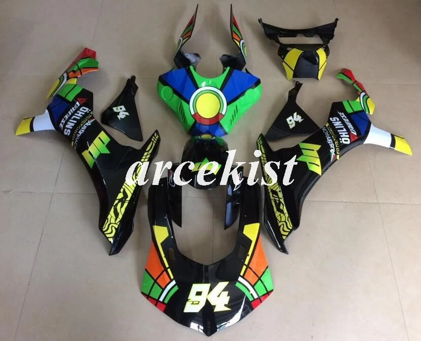 Литья под давлением ABS Обтекатели комплект подходит для YAMAHA YZF-R1 YZF R1 15, 16, 17, 18, YZF1000 нестандартного номера 94