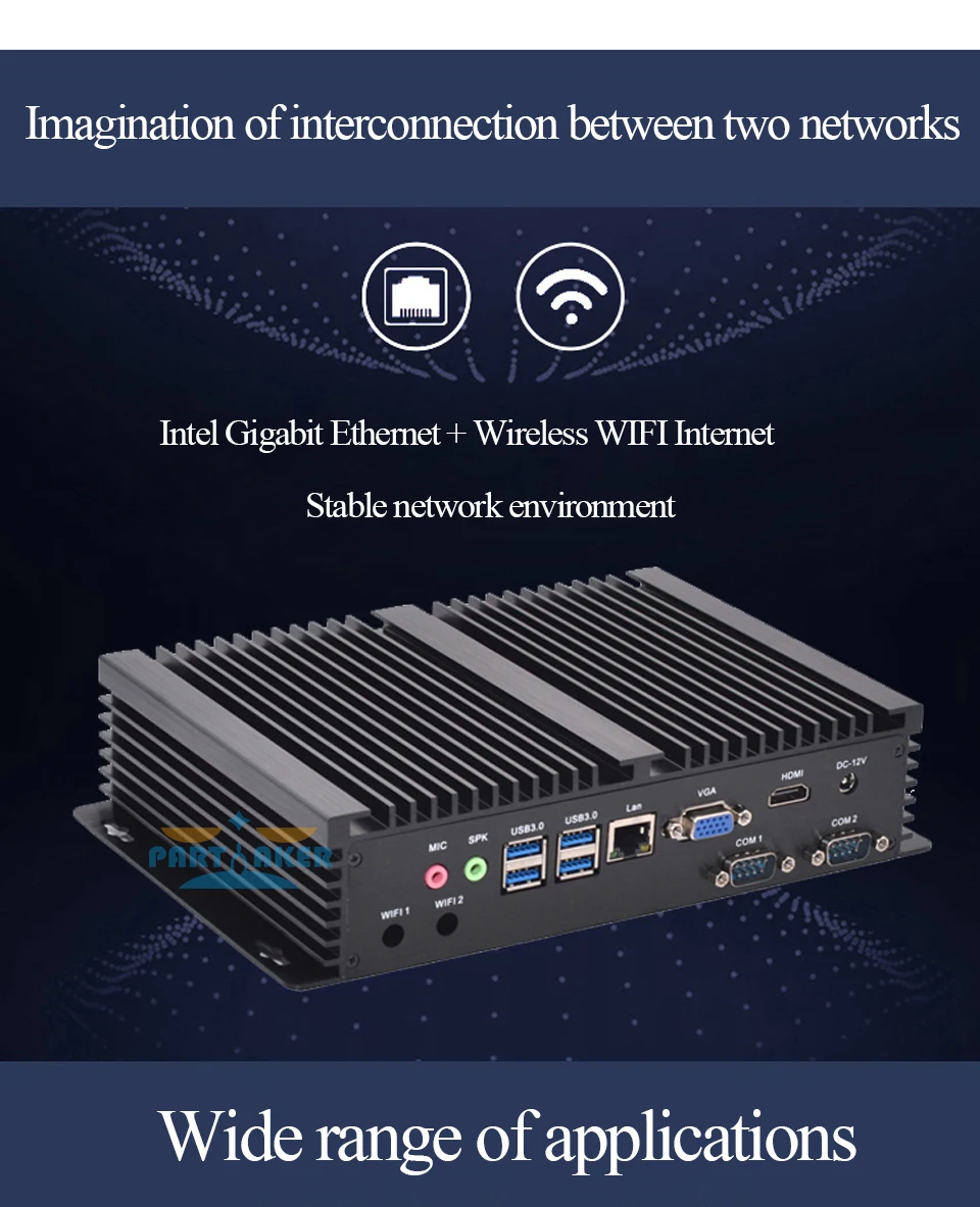 Industrial Mini PC with Intel I7 10510U, Windows 10, 2 DDR4, M.2 NVMe+Msata+2.5''SATA, 4K HTPC, Nettop HDMI VGA WiFi Description Image.This Product Can Be Found With The Tag Names Barebone Mini PC, Computer Office, Mini pc computer