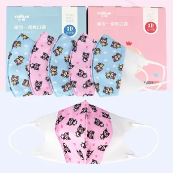

30Pcs Baby Anti Dust Face Mouth Mask Disposable Breathable Protective Children Kid Cartoon PM2.5 Anti-Dust Mouth Face Mask 0-12Y