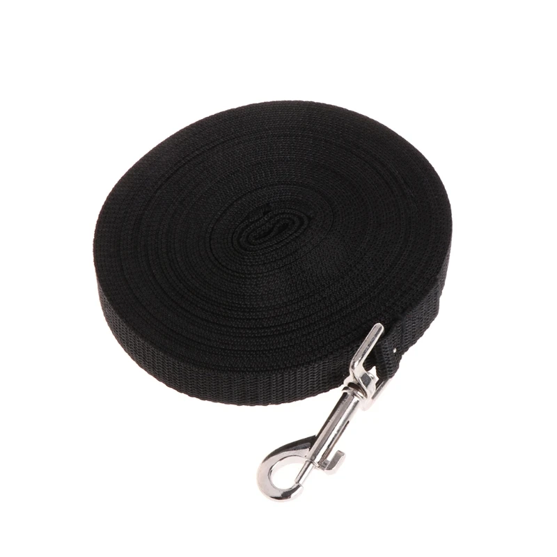 Pet Dog Lead Leash Long Strap Nylon Rope Obedience Training Walking 1.5/6/10/15M J6PD