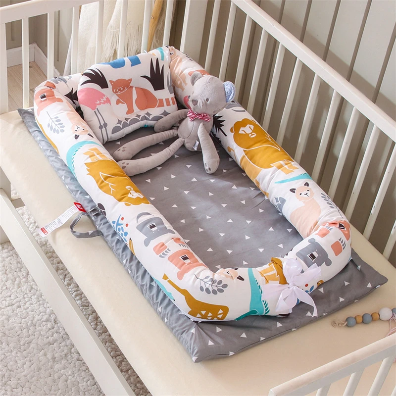 square baby bed
