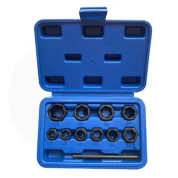 

11pcs Damaged Lug Nut Automotive Supplies Lock Remover Socket Kit Extractor Tool