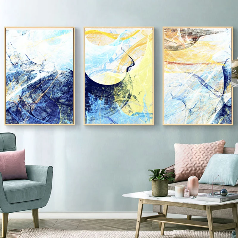 

Wall Painting Abstract Art Oil Painting Posters and Prints Wall Art Canvas Painting Creative Line Pictures for Living Room Decor