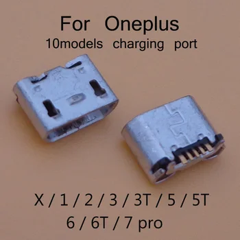 

1PC For OnePlus X 1 2 3 3T 5 5T 6 6T 7 Pro Replacement Parts New Micro Type-C USB Socket Connector Charging Plug Port
