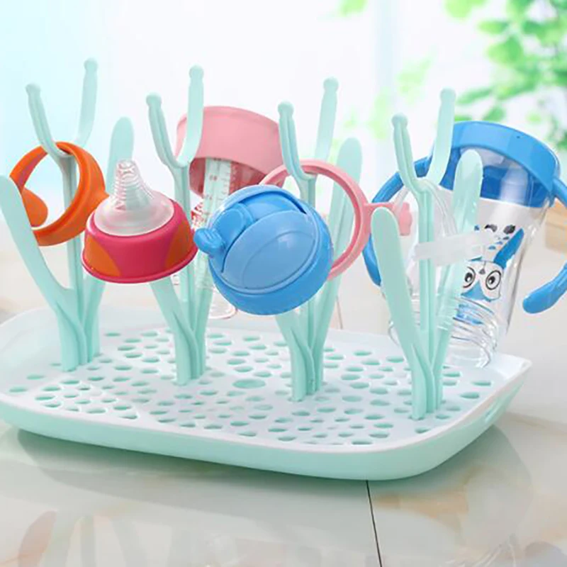Baby Feeding Bottle Drying Rack Mat Tree Shelf Kitchen Cleaning Tool Dryer Rack Detachable Storage Cup Dry Rack YHZ002