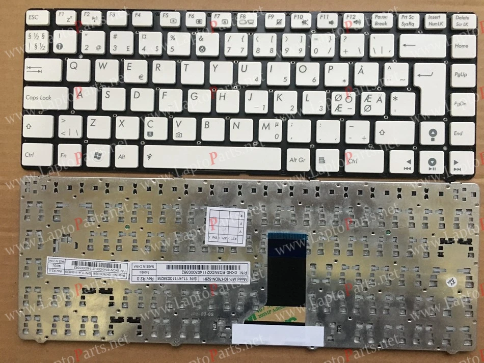 Nordic испанская клавиатура для ноутбука ASUS U30 U31 U31F U31S U31Sg U31Sd U31Jg U35 U35F U35J U35Jc U36 U36Jc U41 U45 U45J SP ND раскладка клавиатуры